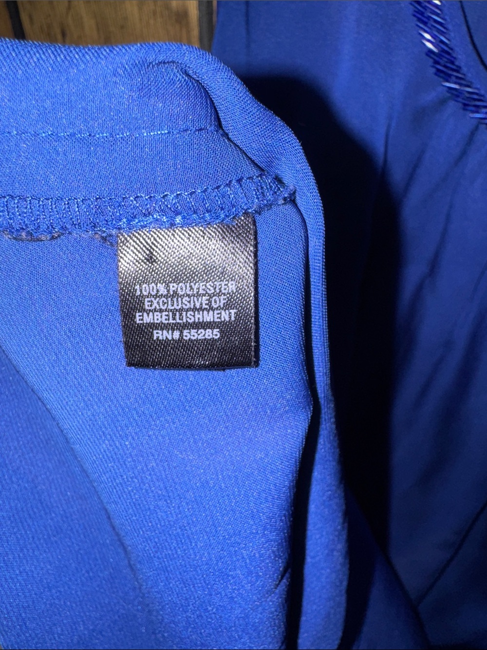 Express Design Studio Royal Blue Sleeveless Top - Picture 6 of 6